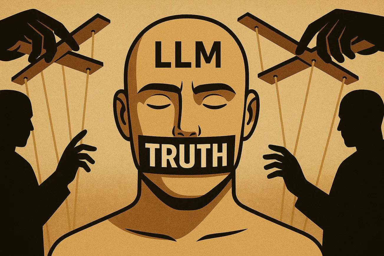 The epistemological catastrophe - How AI Models are Manipulated  to Hide Uncomfortable Truths